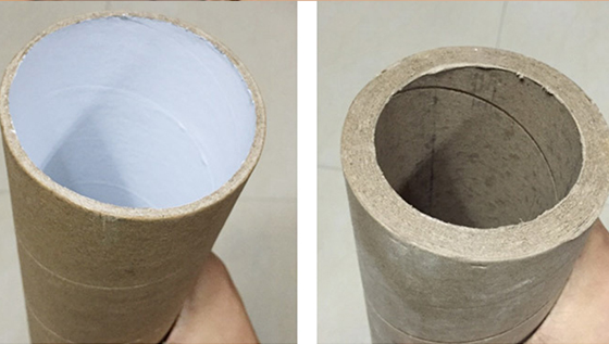 全部使用純紙管，薄紙管